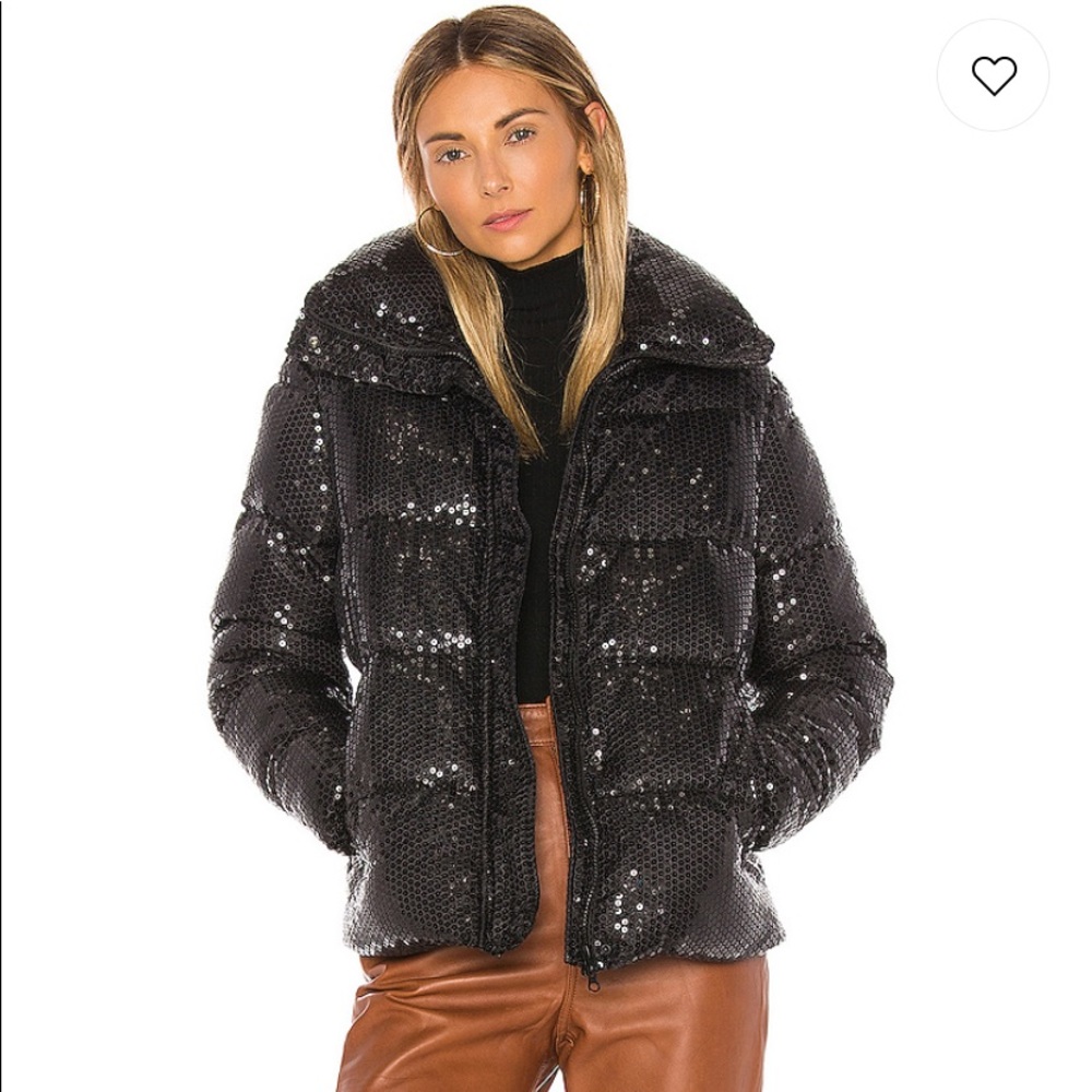 Unreal fur puffer jacket (New with tags)